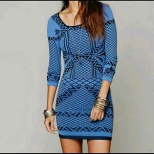 Free People - stretchy bodycon mini dress XS\S